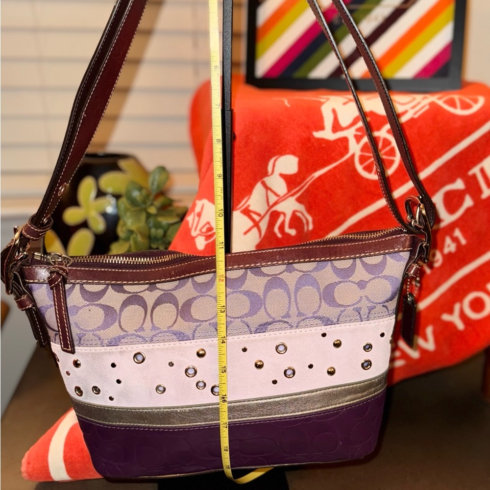 Coach Y2K purple patchwork bag ***SOLD*** - Picture 3 of 5